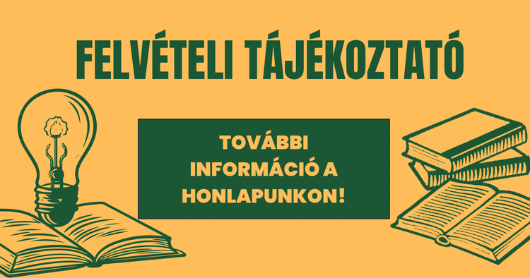 Felvételi tájékoztató 2026